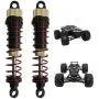 GDOOL 2 PCS Aluminum Alloy Shock Absorber Assembled Full Metal Oil Filled Shocks 9125 Upgraded Parts Shocks for 1:10 9125 RC Cars S920 RC Trucks GDOOL 2 PCS Aluminum Alloy Shock Absorber Assembled Full Metal Oil Filled Shocks 9125 Upgraded Parts Shocks for 1:10 9125 RC Cars S920 RC Trucks