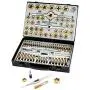 Muzerdo 86 Piece Tap and Die Set Bearing Steel Sae and Metric Tools, Titanium Coated with Metal Carrying Case Muzerdo 86 Piece Tap and Die Set Bearing Steel Sae and Metric Tools, Titanium Coated with Metal Carrying Case
