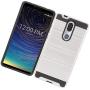 Z-GEN - for Coolpad Legacy 6.36'' (2019) 3705A - Brushed Style Hybrid Phone Case - CS3 Silver