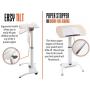 Stand Steady Multifunctional Podium | Lectern | Laptop Stand | Mobile Workstation! Excellent use for classrooms, Offices, and Home!