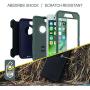 OtterBox DEFENDER SERIES Case for iPhone SE (2nd Gen - 2020) & iPhone 8/7 (NOT PLUS) - Retail Packaging - (BLAZE ORANGE/BLACK/MAX 5 CAMO)