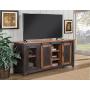 Martin Svensson Home Santa Fe 70'' TV Stand | Antique Black & Aged Distressed Pine