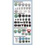 Asc365 Rectangle 1''x2-3/4'' 25x70mm Pin Badge Button Parts Suppliesmachine Badge(item#015541) Asc365 Rectangle 1''x2-3/4'' 25x70mm Pin Badge Button Parts Suppliesmachine Badge(item#015541)
