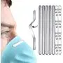 Nose Bridge Strip,100 PCS Aluminum Strips Nose Wire,Bendable Flat Wire Metal Strips for Mask Homemade DIY Making Nose Bridge Strip,100 PCS Aluminum Strips Nose Wire,Bendable Flat Wire Metal Strips for Mask Homemade DIY Making