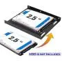 2.5'' to 3.5'' Bay SSD HDD Notebook Hard Disk Drive Metal Black Mounting Bracket Adapter Tray Kit 2.5'' to 3.5'' Bay SSD HDD Notebook Hard Disk Drive Metal Black Mounting Bracket Adapter Tray Kit