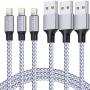 iPhone Charger, TAKAGI Lightning Cable 3PACK 6Ft Nylon Braided USB Charging Cable High Speed Data Sync Transfer Cord Compatible with iPhone 11/11 Pro Max/XS MAX/XR/XS/X/8/7/Plus/6S/6/SE/5S/5C/iPad