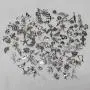 Nairua 120PCS Wholesale Bulk Lots Jewelry Making Silver Charms Mixed Smooth Tibetan Silver Metal Charms Pendants DIY for Necklace Bracelet Jewelry Making and Crafting Nairua 120PCS Wholesale Bulk Lots Jewelry Making Silver Charms Mixed Smooth Tibetan Silver Metal Charms Pendants DIY for Necklace Bracelet Jewelry Making and Crafting