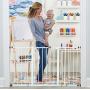 Regalo 56-Inch Extra WideSpan Walk Through Baby Gate, Includes 4-Inch, 8-Inch and 12-Inch Extension, 4 Pack of Pressure Mounts and 4 Pack of Wall Cups and Mounting Kit Regalo 56-Inch Extra WideSpan Walk Through Baby Gate, Includes 4-Inch, 8-Inch and 12-Inch Extension, 4 Pack of Pressure Mounts and 4 Pack of Wall Cups and Mounting Kit