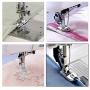 11Pcs Presser Feet, Sewing Machine Kit Household DIY Spare Parts Accessories for Sewing Machine Brother Singer Janome Toyota