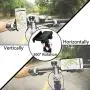 Bike & Motorcycle Phone Mount, Adjustable Anti Shake Metal Bicycle Motorcycle Phone Holder for iPhone X/XR/XS/8/7/6 Plus Samsung Galaxy S9/S8/S7/S6 GPS, Holds Devices up to 3.7'' Width (Black) Bike & Motorcycle Phone Mount, Adjustable Anti Shake Metal Bicycle Motorcycle Phone Holder for iPhone X/XR/XS/8/7/6 Plus Samsung Galaxy S9/S8/S7/S6 GPS, Holds Devices up to 3.7'' Width (Black)