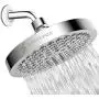 SparkPod Shower Head - High Pressure Rain - Luxury Modern Chrome Look - Easy Tool Free Installation - The Perfect Adjustable Replacement For Your Bathroom Shower Heads