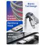 USB Type C Cable 3A Fast Charging [2-Pack 3.3ft], JSAUX USB-A to USB-C Charge Braided Cord Compatible with Samsung Galaxy S10 S9 S8 S20 Plus A51 A11,Note 10 9 8, PS5 Controller, USB C Charger(Silver)