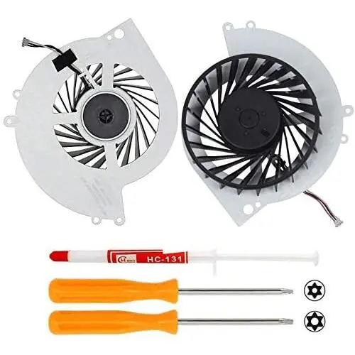 S-Union New Replacement Internal Cooling Fan for Sony Playstation 4 PS4 CUH-10XXA CUH-11XXA CUH-1115A 500GB KSB0912HE Series (With Screwdrivers T8+T10 and Thermal Grease) S-Union New Replacement Internal Cooling Fan for Sony Playstation 4 PS4 CUH-10XXA CUH-11XXA CUH-1115A 500GB KSB0912HE Series (With Screwdrivers T8+T10 and Thermal Grease)