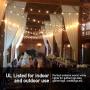 Banord 51FT Outdoor Shatterproof LED String Lights, Waterproof 17 Hanging Sockets with 18 x Dimmable LED Bulb Garden Light String, Waterproof Vintage Patio Lights for Wedding Party Banord 51FT Outdoor Shatterproof LED String Lights, Waterproof 17 Hanging Sockets with 18 x Dimmable LED Bulb Garden Light String, Waterproof Vintage Patio Lights for Wedding Party