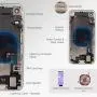 Cell4less Housing Replacement for The iPhone XR Model - Full Housing Unit with Small Parts (Blue) Cell4less Housing Replacement for The iPhone XR Model - Full Housing Unit with Small Parts (Blue)