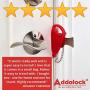 Addalock - (1 Piece ) The Original Portable Door Lock, Travel Lock, AirBNB Lock, School Lockdown Lock