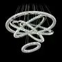 MEEROSEE Crystal Chandeliers Modern LED Ceiling Lights Fixtures Pendant Lighting Dining Room Chandelier Contemporary Adjustable Stainless Steel Cable 5 Rings DIY Design D31.5''+27.6''+23.6''+19.7''+11.8'' MEEROSEE Crystal Chandeliers Modern LED Ceiling Lights Fixtures Pendant Lighting Dining Room Chandelier Contemporary Adjustable Stainless Steel Cable 5 Rings DIY Design D31.5''+27.6''+23.6''+19.7''+11.8''