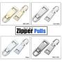 Zipper Pulls #5#3 8PCS - 4 Colors Metal Zipper Fixer Repair Replacement Pullers Metal-Plated Kits Zipper Sliders Zipper Pullers for Backpack Suitcase Jacket Bags Coat by FENGWANGLI