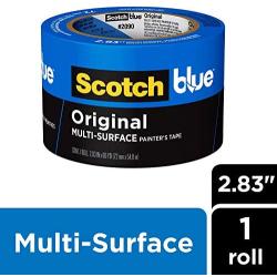 ScotchBlue Original Multi-Surface Painters Tape, 2.83 inches x 60 yards, 2090, 1 Roll