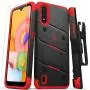 ZIZO Bolt Series Galaxy A01 Case - Black & Red