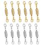Dsmile Pack of 12pcs Gold Color and Silver Color Magnetic Lobster Clasp for Jewelry Necklace Bracelet