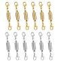 Dsmile Pack of 12pcs Gold Color and Silver Color Magnetic Lobster Clasp for Jewelry Necklace Bracelet