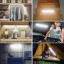 MOSTON Super Bright Rechargeable Closet Light 78LED, Homelife Motion Sensor LED Lights Under Cabinet Stick on Anywhere with Built-in Magnetic