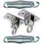 Barn-Shed-Play 2 Hole Heavy Duty Hangers and Springs Porch Swing Hanging Kit