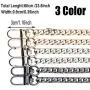 DaNaRaa 3 Pieces Handbag Chain Straps Bag Strap Replacement Metal Purse Clutches Handles in 23.6 Inches Length for Purse Handbags DIY Crafts, 60cm