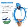 WATINC 2pcs 13.5inch Airplane, Manual Throwing, Fun, challenging, Outdoor Sports Toy, Model Foam Airplane, Blue & Orange Airplane (WT-Airplane 2Pcs)