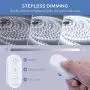 Govee White LED Strip Lights, Upgraded 16.4ft Dimmable LED Light Strip 6500K Bright Daylight White, Strong Adhesive, 300 LEDs Flexible Tape Lights for Mirror, Kitchen Cabinet, Bedroom