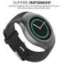 MoKo Watch Band Compatible with Gear S2, Soft Silicone Replacement Sport Band fit Gear S2 (SM-R720 / SM-R730 ONLY) Smart, NOT FIT S2 Classic Watch (SM-R732 & SM-R735), NOT FIT Gear Fit2, Black MoKo Watch Band Compatible with Gear S2, Soft Silicone Replacement Sport Band fit Gear S2 (SM-R720 / SM-R730 ONLY) Smart, NOT FIT S2 Classic Watch (SM-R732 & SM-R735), NOT FIT Gear Fit2, Black