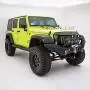 Restyling Factory -Full Width Front Bumper With Fog Lights Hole and Winch Plate Built In -Textured Black for 07-18 Wrangler JK Restyling Factory -Full Width Front Bumper With Fog Lights Hole and Winch Plate Built In -Textured Black for 07-18 Wrangler JK