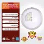 OSTWIN (4 Pack) 12 Inch LED Flush Mount Ceiling Light, Dimmable Round Light Fixture, Brushed Nickel Finish, Plastic Shade, 15 Watts (100W Eq.), 1050 Lm, 4000K (Bright White), ETL & Energy Star