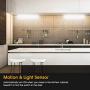 MOSTON Super Bright Rechargeable Closet Light 78LED, Homelife Motion Sensor LED Lights Under Cabinet Stick on Anywhere with Built-in Magnetic