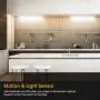 MOSTON Super Bright Rechargeable Closet Light 78LED, Homelife Motion Sensor LED Lights Under Cabinet Stick on Anywhere with Built-in Magnetic