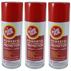 Fluid Film TPAS11 Powerful Rust & Corrosion Protection, Penetrant and Lubricant for Corrosion Control, Penetration, Metal Wetting and Water Displacement, 11.75 Ounce (3 Aerosol Spray Cans)