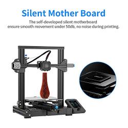 Official Creality Ender 3 V2 Upgraded 3D Printer with Silent Motherboard Meanwell Power Supply Carborundum Glass Platform and Resume Printing 220x220x250mm