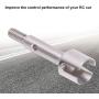RC Wheel Axle, Medium Carbon Steel 1:14 Scale RC Car Rear Wheel Axle Metal Wheel Stub Axle RC Model Car Spare Parts Replacement Accessories for WLtoys 144001 1/14 4WD Car (Medium Carbon Steel )