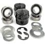 HD Switch (4 Pack) Front Wheel Bushing to Bearing Conversion Kit Replaces Craftsman, Sears, AYP, Poulan, Husqvarna 9040H - 9040-H - OEM Upgrade