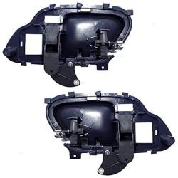 Driver and Passenger Inside Inner Blue Door Handles Replacement for Chevrolet GMC Pickup Truck 15708045 15708046
