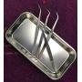 Medical Tray Stainless Steel (3 Pack), Dental Lab Instruments Surgical Metal Trays Bathroom Organizer