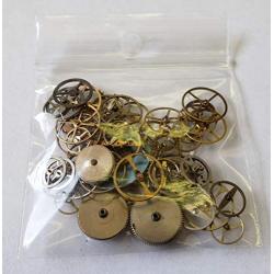 Steampunk Art Supplies - Assorted Metal Watch Parts, Gears & Accents for Crafts and Jewelry Making