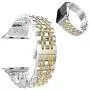ImmSss Compatible with Apple Watch Bands Series 6 SE 5 4 40mm 44mm / Series 3 2 1 38mm 42mm for Women Men,Gold Stainless Steel Band for iWatch Business Replacement Strap