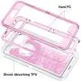 Anuck Case for iPhone 6S Plus Case, for iPhone 6 Plus Case (5.5 inch), 3 in 1 Hybrid Heavy Duty Defender Case Sparkly Floating Liquid Glitter Protective Hard Shell Shockproof TPU Cover - Pink Anuck Case for iPhone 6S Plus Case, for iPhone 6 Plus Case (5.5 inch), 3 in 1 Hybrid Heavy Duty Defender Case Sparkly Floating Liquid Glitter Protective Hard Shell Shockproof TPU Cover - Pink