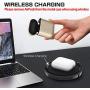 Metal AirPods Case, Full Protective Cover Accessories Compatible with Airpods Wireless Charging Case-Gold