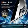 TORRAS Diamonds Clear Compatible for iPhone 11 Pro Case, Slim Fit Thin Shockproof Hard PC Back & Soft TPU Bumper Cover Compatible for iPhone 11 Pro Cases, Transparent