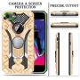 iPhone 7 case | iPhone 8 case | Metal 360 Degree Ring Kickstand | Atump Military Grade 15ft. Drop Shockproof Tested Protective case | Car Mount Phone case for iPhone 7 and iPhone 8 Gold