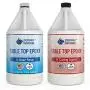 2 Gallon Table Top & Bar Top Epoxy Resin, Ultra Clear Finish, Self Leveling, Perfect for DIY Epoxy Counter Tops, Tabletops & Bars 2 Gallon Table Top & Bar Top Epoxy Resin, Ultra Clear Finish, Self Leveling, Perfect for DIY Epoxy Counter Tops, Tabletops & Bars