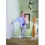 Regalo Extra Tall and Wide 2-in-1 Stairway and Hallway Wall Mounted Baby Gate, Bonus Kit, Includes Banister and Wall Mounting Kit